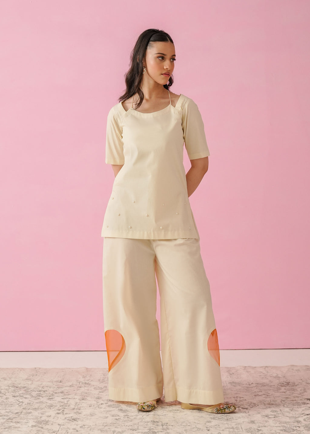 Mila Hearts - Corset Kurti Set