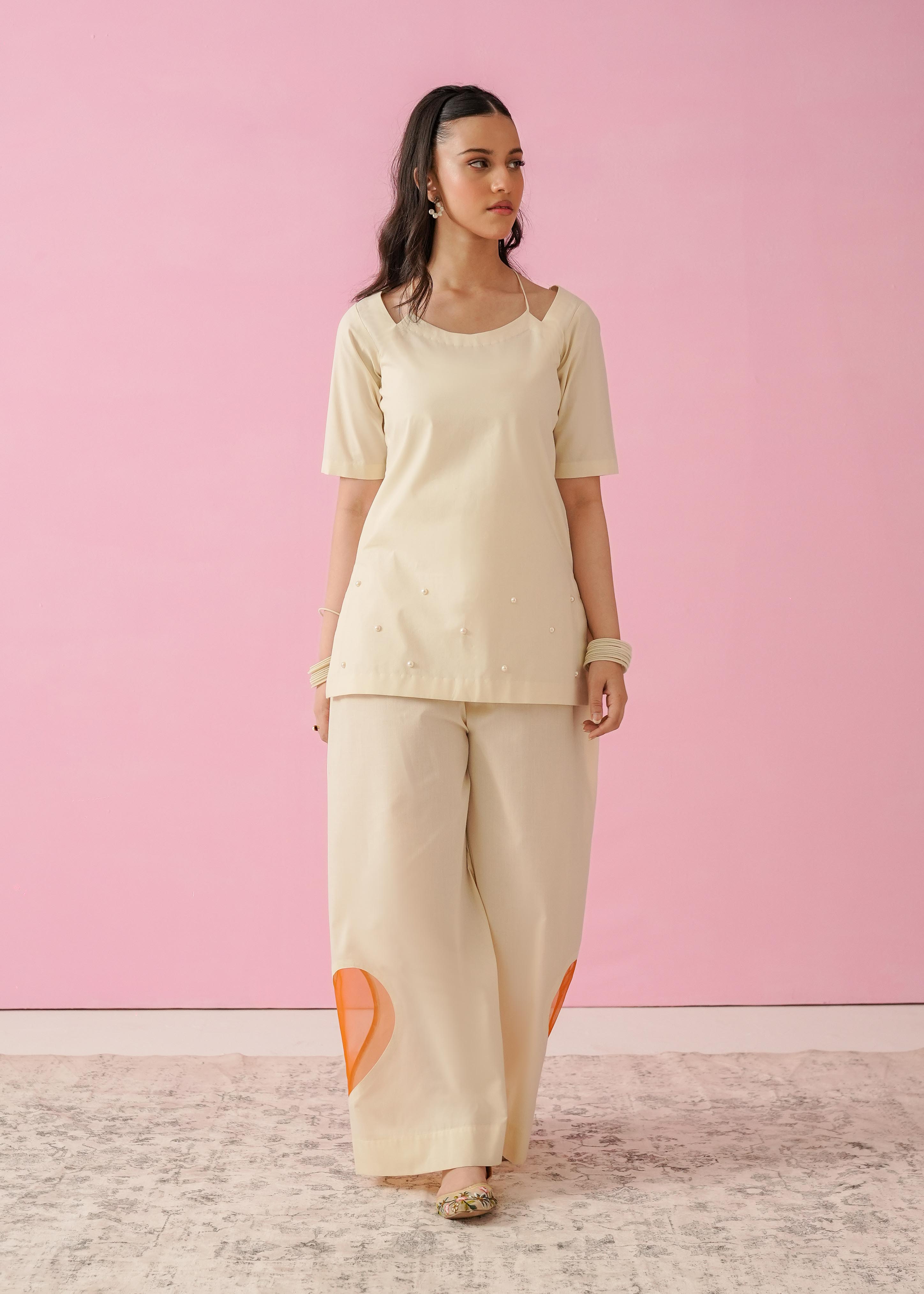 Mila Hearts - Corset Kurti Set