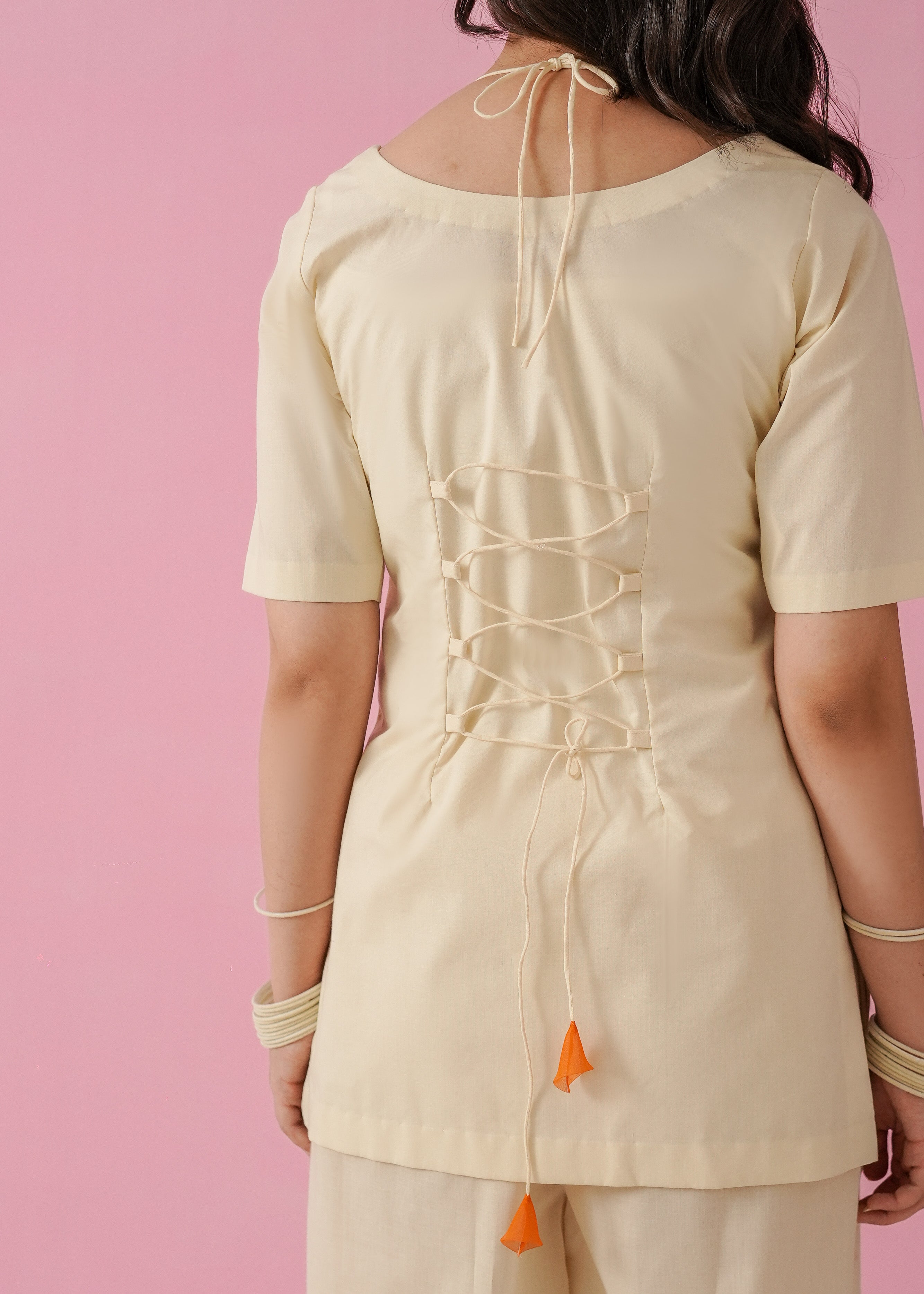 Mila Hearts - Corset Kurti Set