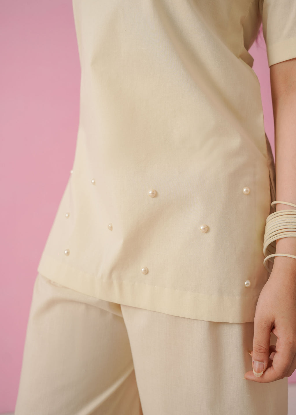 Mila Hearts - Corset Kurti Set