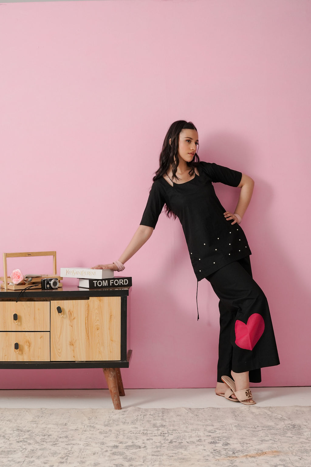 Sasha Heart - Corset Kurti Set