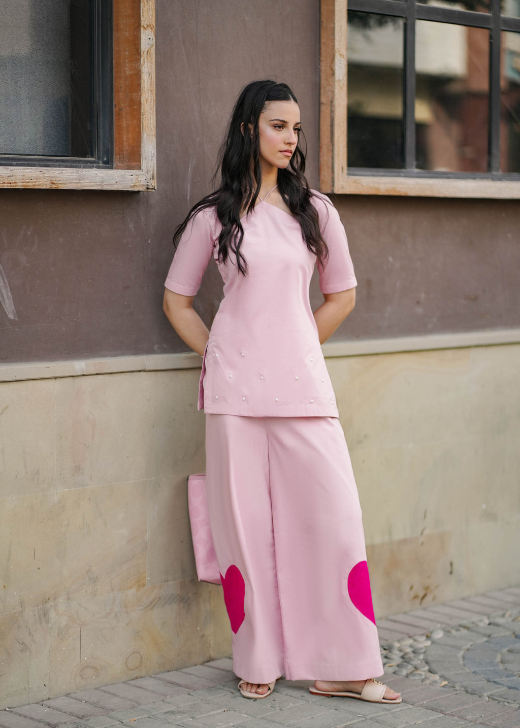 Barbie Hearts - Corset Kurti Set
