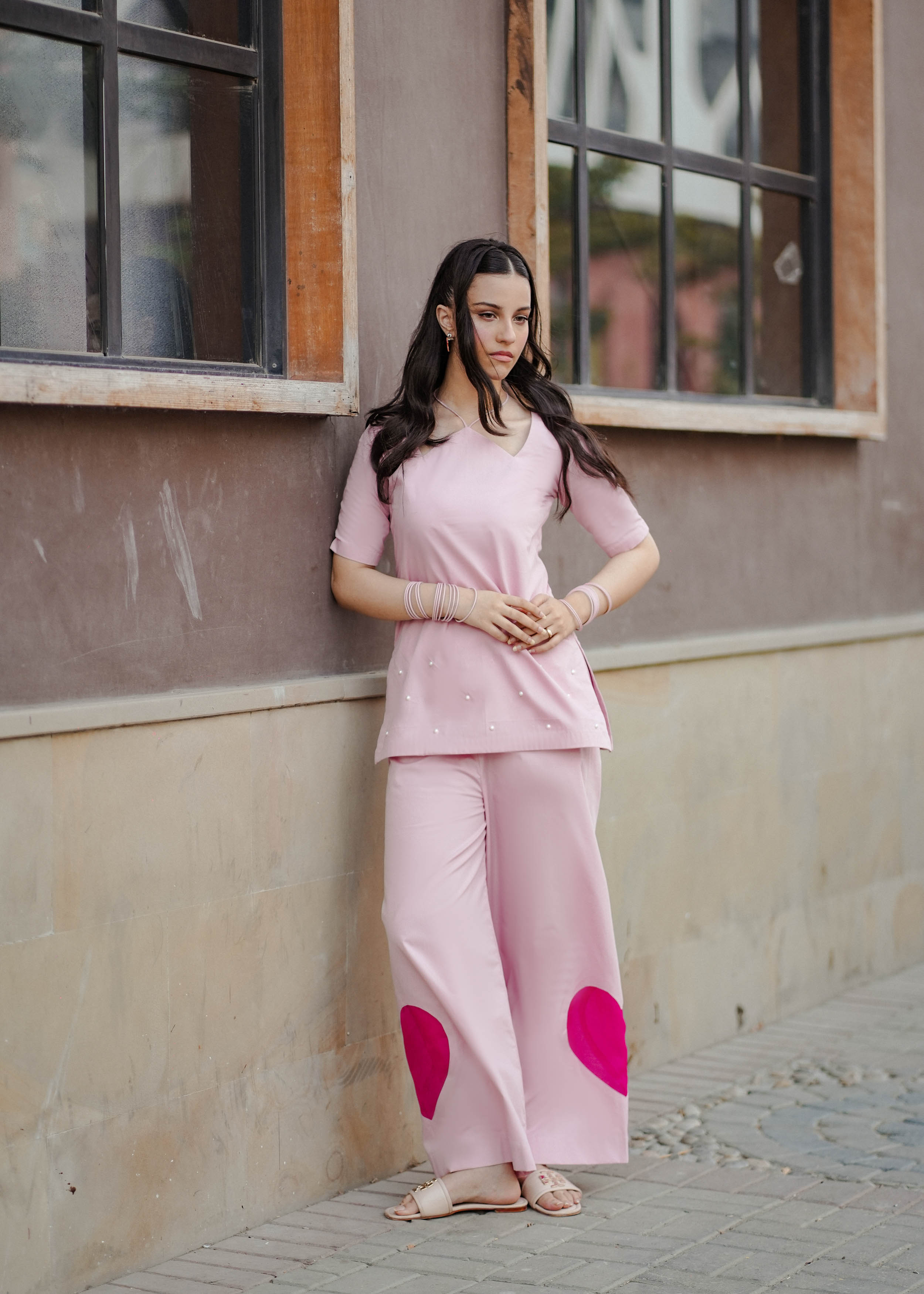 Barbie Hearts - Corset Kurti Set