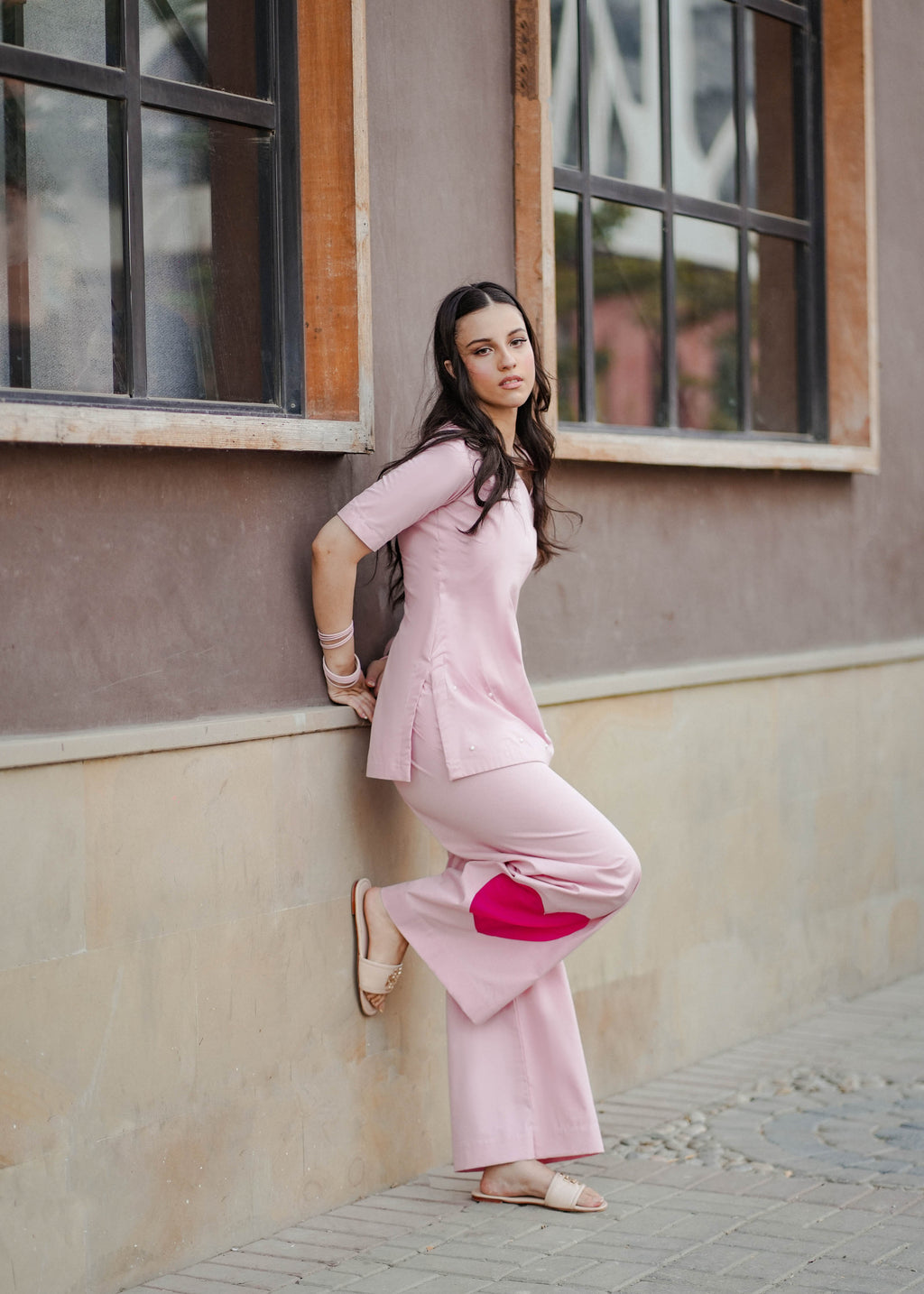 Barbie Hearts - Corset Kurti Set