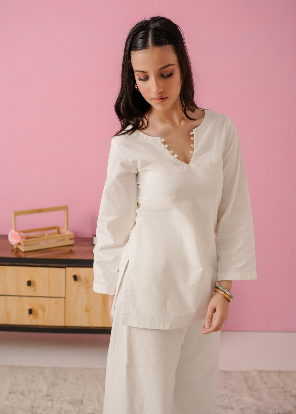 Rhea - Corset Kurti Set