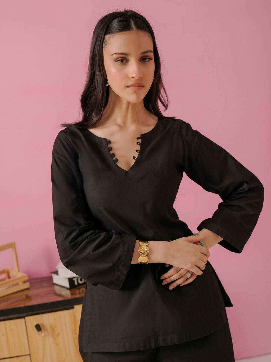 Rhea - Corset Kurti Set